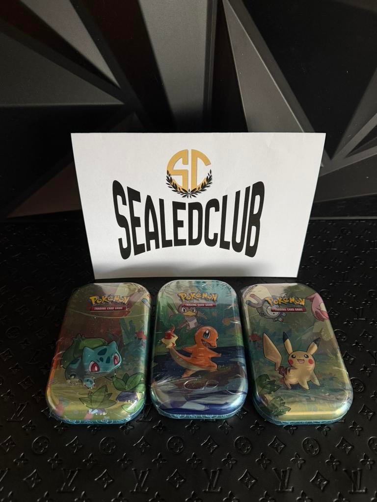 Pokemon kanto mini tins, Hobby en Vrije tijd, Verzamelkaartspellen | Pokémon, Ophalen of Verzenden, Zo goed als nieuw, Overige typen