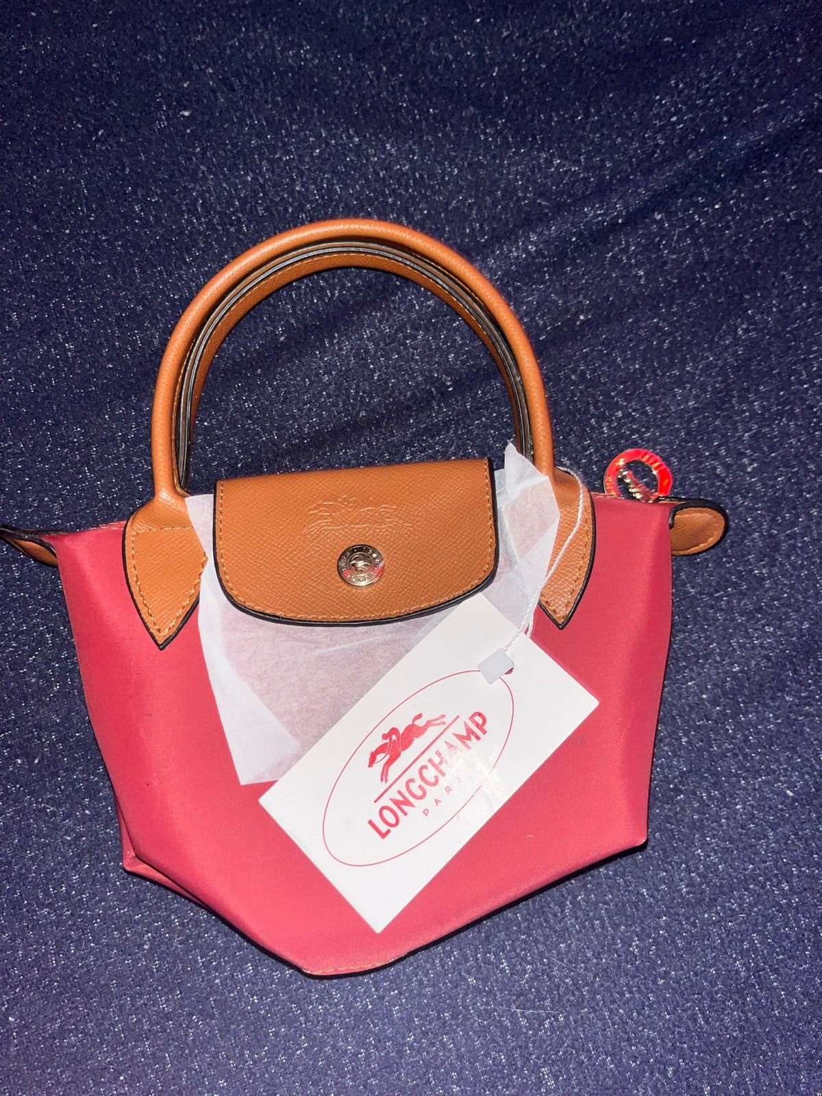 Longchamp Le Pliage Mini Handtas - Nieuw met label, Ophalen of Verzenden, Nieuw, Rood, Handtas