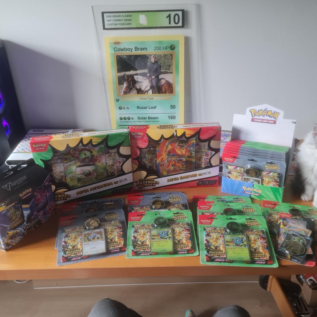 Acended heroes en meer, Ophalen of Verzenden, Nieuw, Booster, Foil