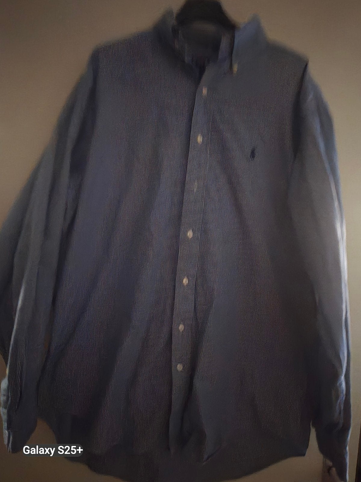Ralph Lauren heren overhemd, Kleding | Heren, Overhemden, Ophalen of Verzenden, Gedragen, Blauw, Polo Ralph Lauren