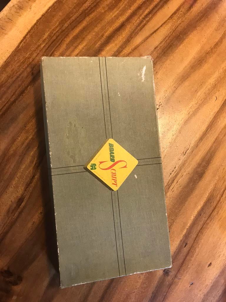 Scrabble,Board Script,vintage,gebruikt, Ophalen of Verzenden, Zo goed als nieuw