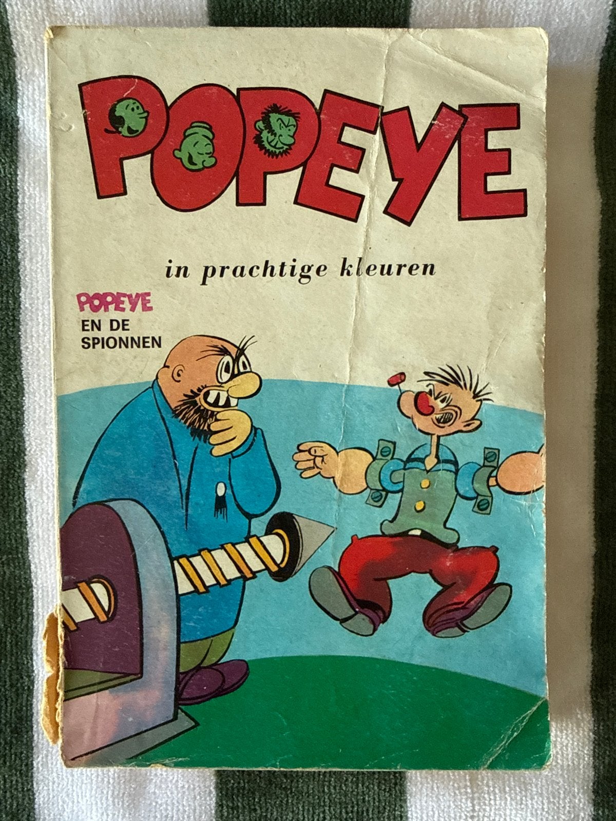 T.e.a.b. Popeye en de Spionnen - Vintage Stripboek, Eén stripboek, Ophalen of Verzenden, Gelezen