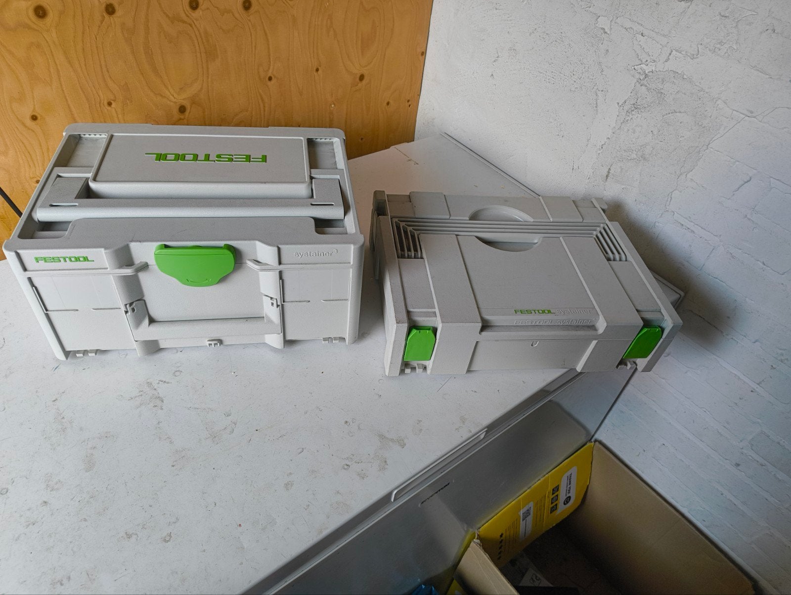2x Festool koffers, Doe-het-zelf en Verbouw, Gereedschapskisten, Ophalen, Gebruikt