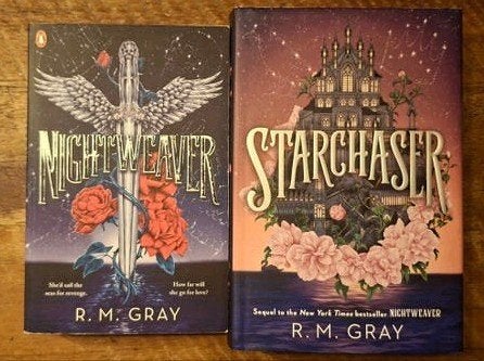 Starchaser & Nightweaver Boeken - R.M. Gray, Ophalen of Verzenden, Zo goed als nieuw, R.M. Gray