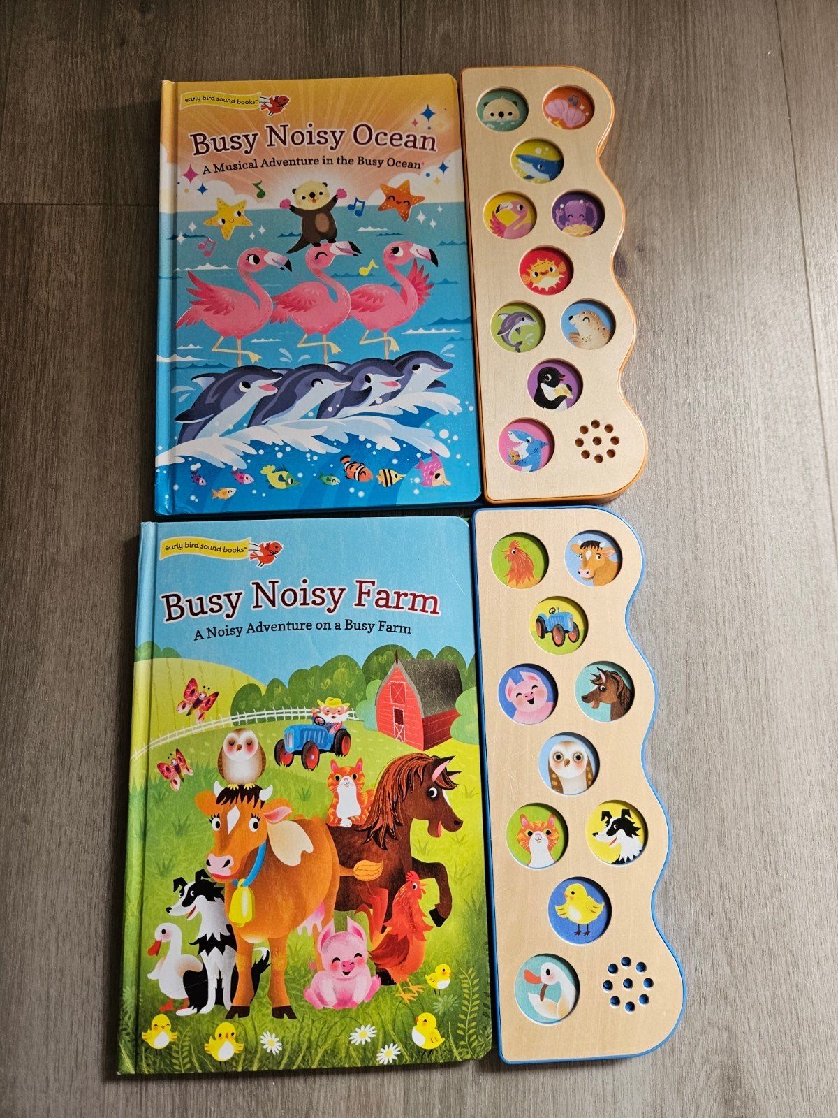 Busy Noisy Farm & Ocean sound book english, Ophalen of Verzenden, Gebruikt, Overige typen, Met geluid