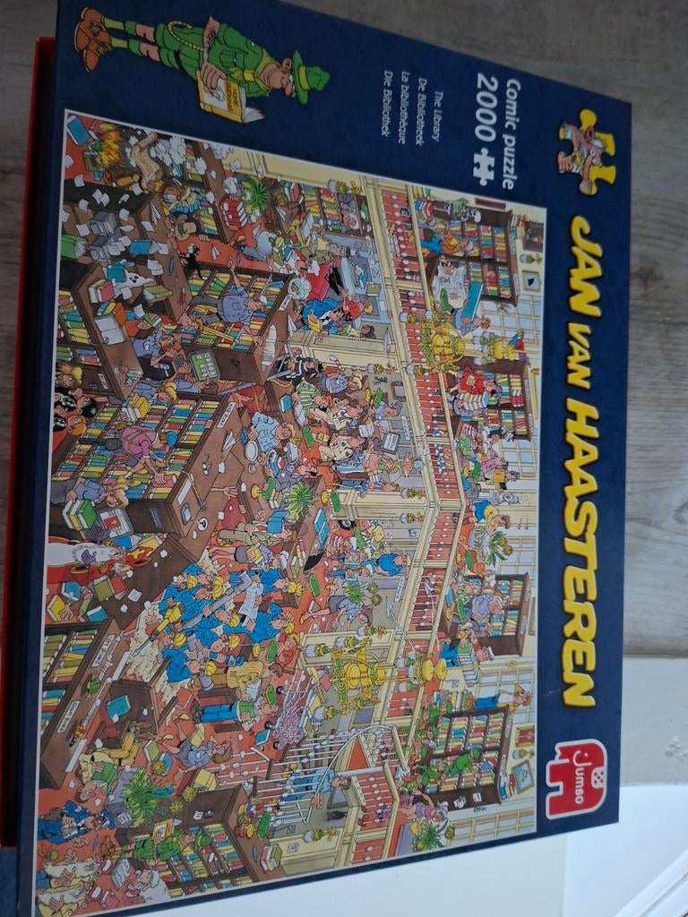 Jan van Haasteren De Bibliotheek 2000 stukjes, Hobby en Vrije tijd, Denksport en Puzzels, Ophalen of Verzenden