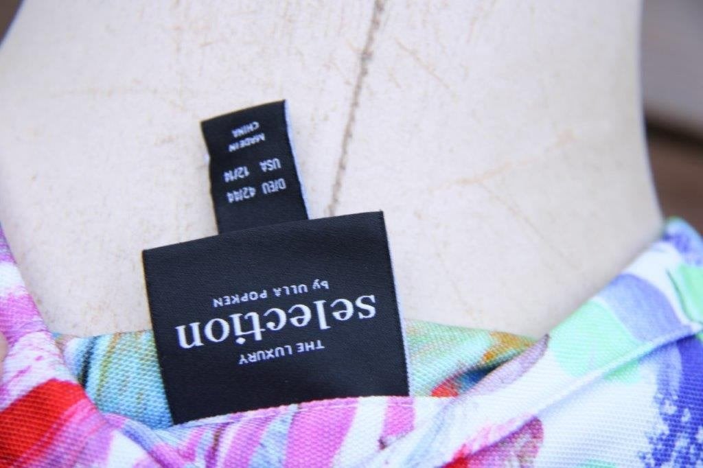 Jurk gekleurd Ulla Popken mt 42/44 kraagje Vaste prijs, Overige kleuren, Maat 42/44 (L), Ulla Popken, Ophalen of Verzenden