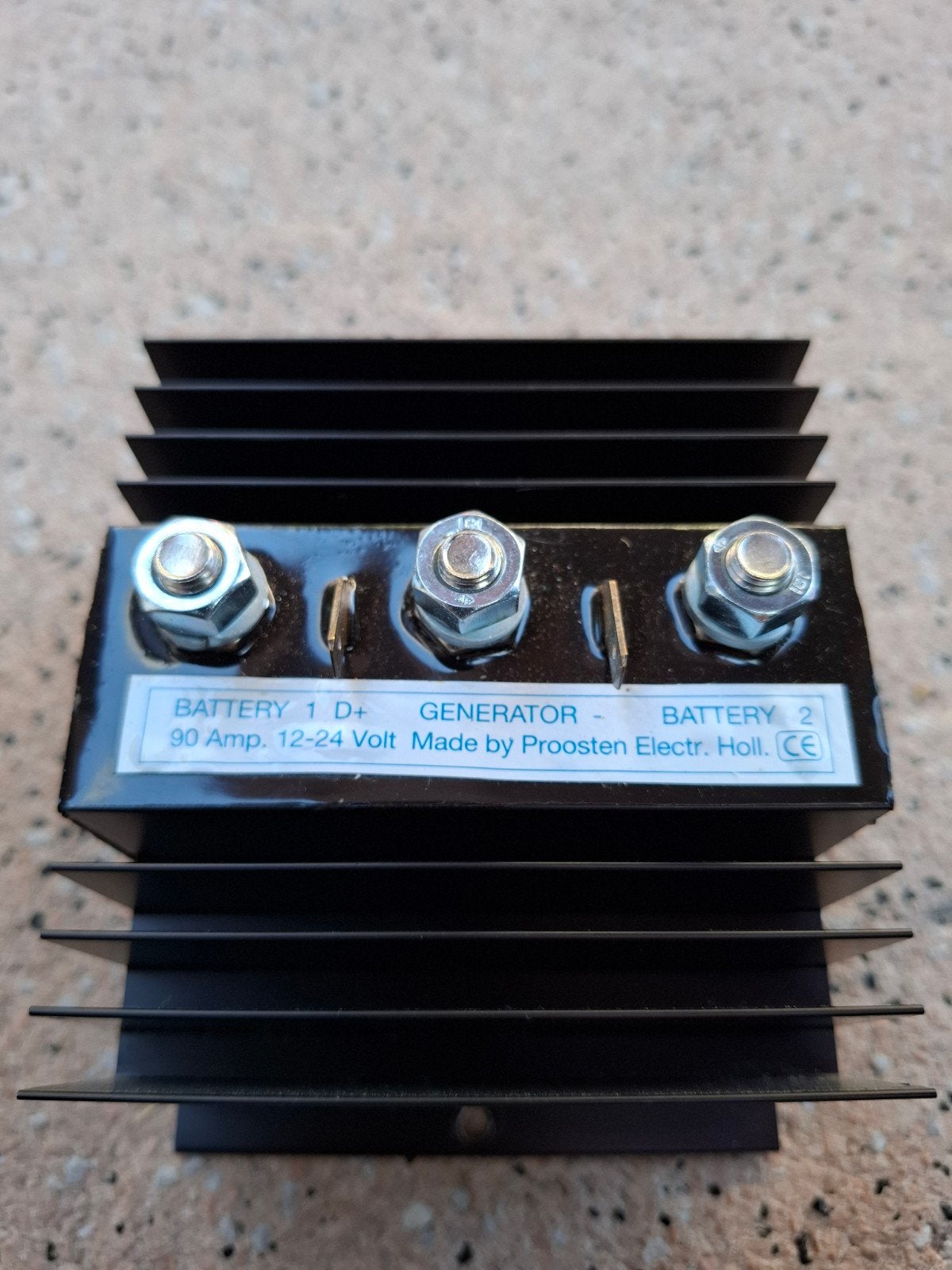 Accu scheider 90 Amp 12-24 talimex, Caravans en Kamperen, Ophalen of Verzenden, Gebruikt