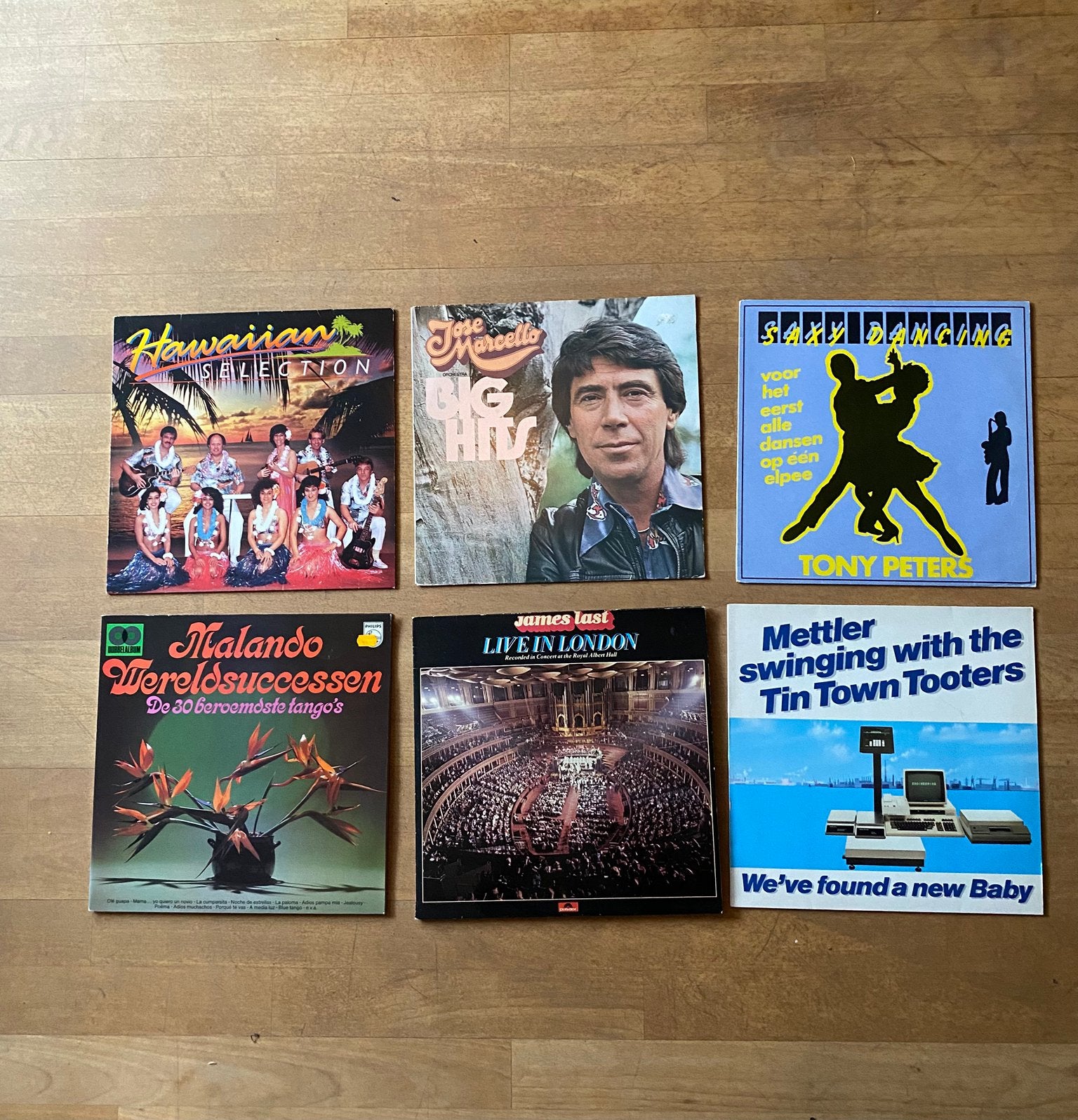 6 vinyl-LP’s | Easy listening pakket, Beschermende buitenhoes, LP, Gebruikt, Overige genres