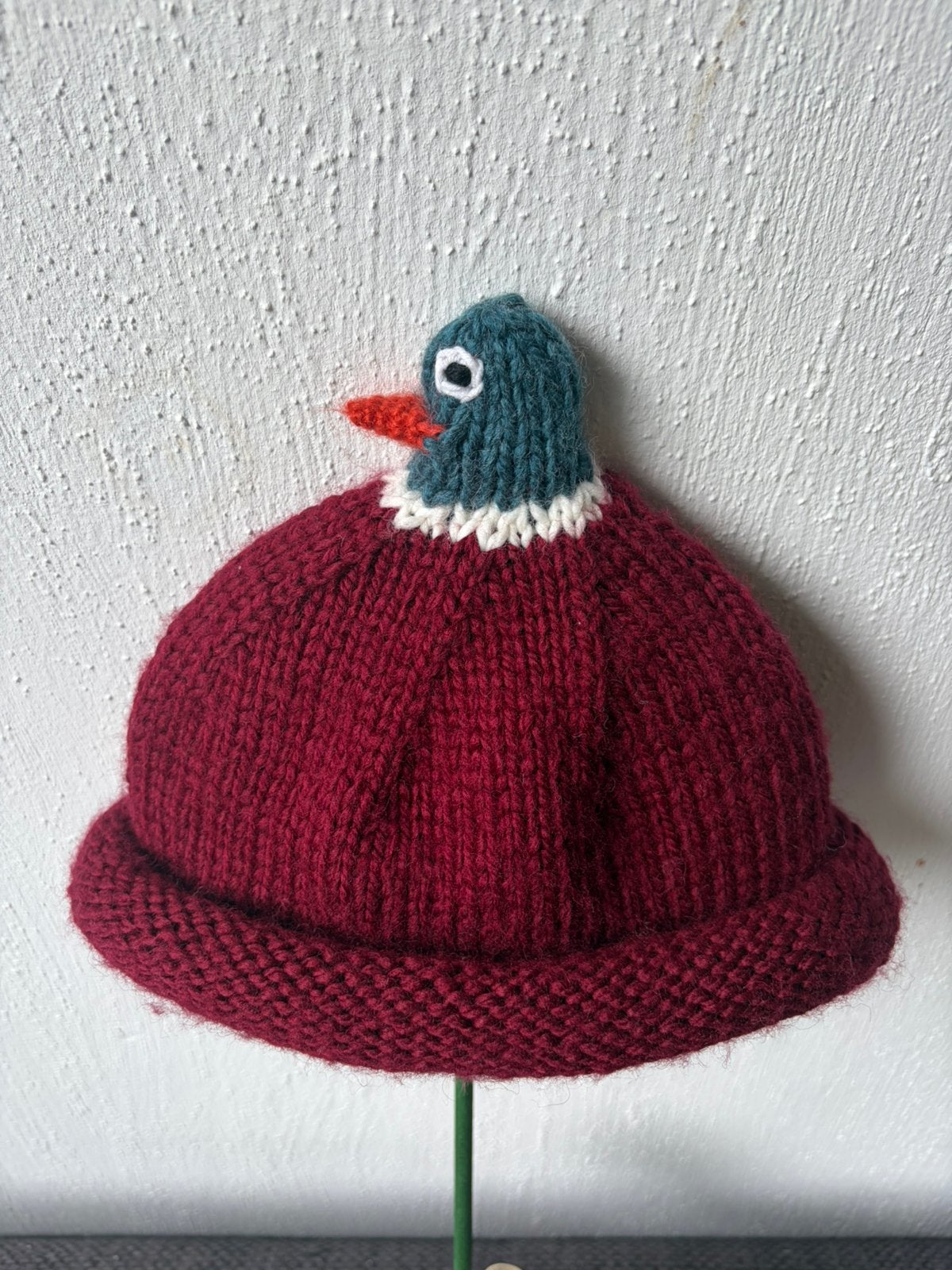 eendenhoed, handgemaakt unisex 58 •, Ophalen of Verzenden, Nieuw, 58 cm (L, 7¼ inch) of meer, Pet