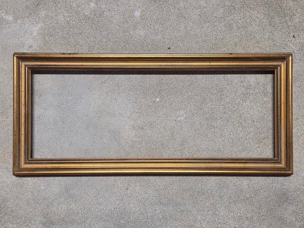 Fotolijst frame goudkleurig, Minder dan 50 cm, Gebruikt, Ophalen of Verzenden, Minder dan 50 cm