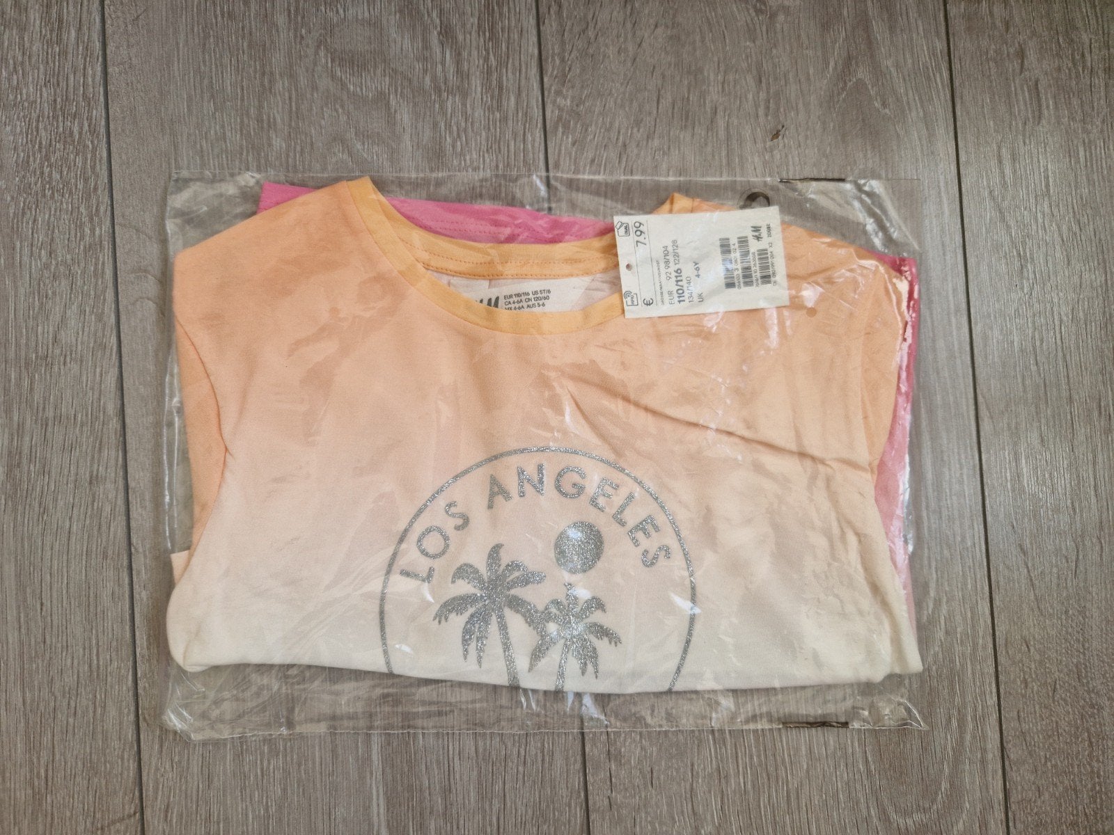 H&M T-Shirt 110/116, Kinderen en Baby's, Kinderkleding | Maat 110, Meisje, H&M, Nieuw, Ophalen of Verzenden