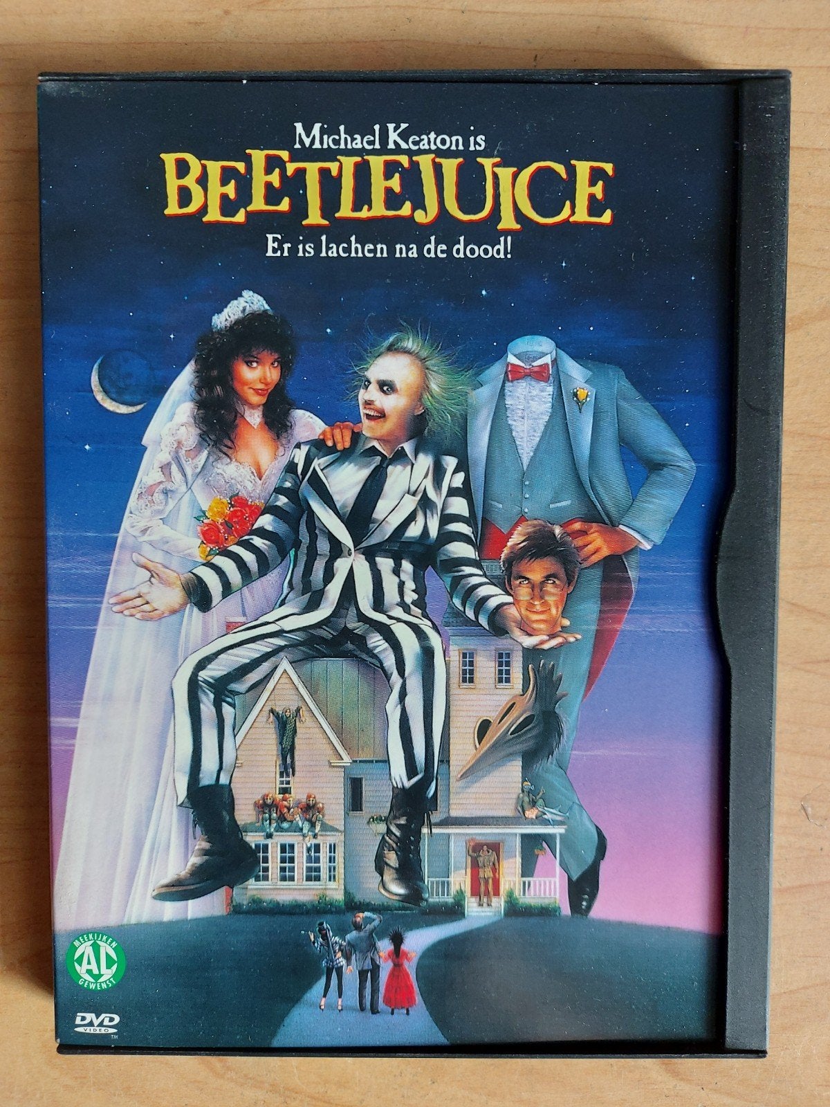 Beetlejuice - 1988 van Tim Burton, Alle leeftijden, Ophalen of Verzenden, Zo goed als nieuw, Romantische komedie