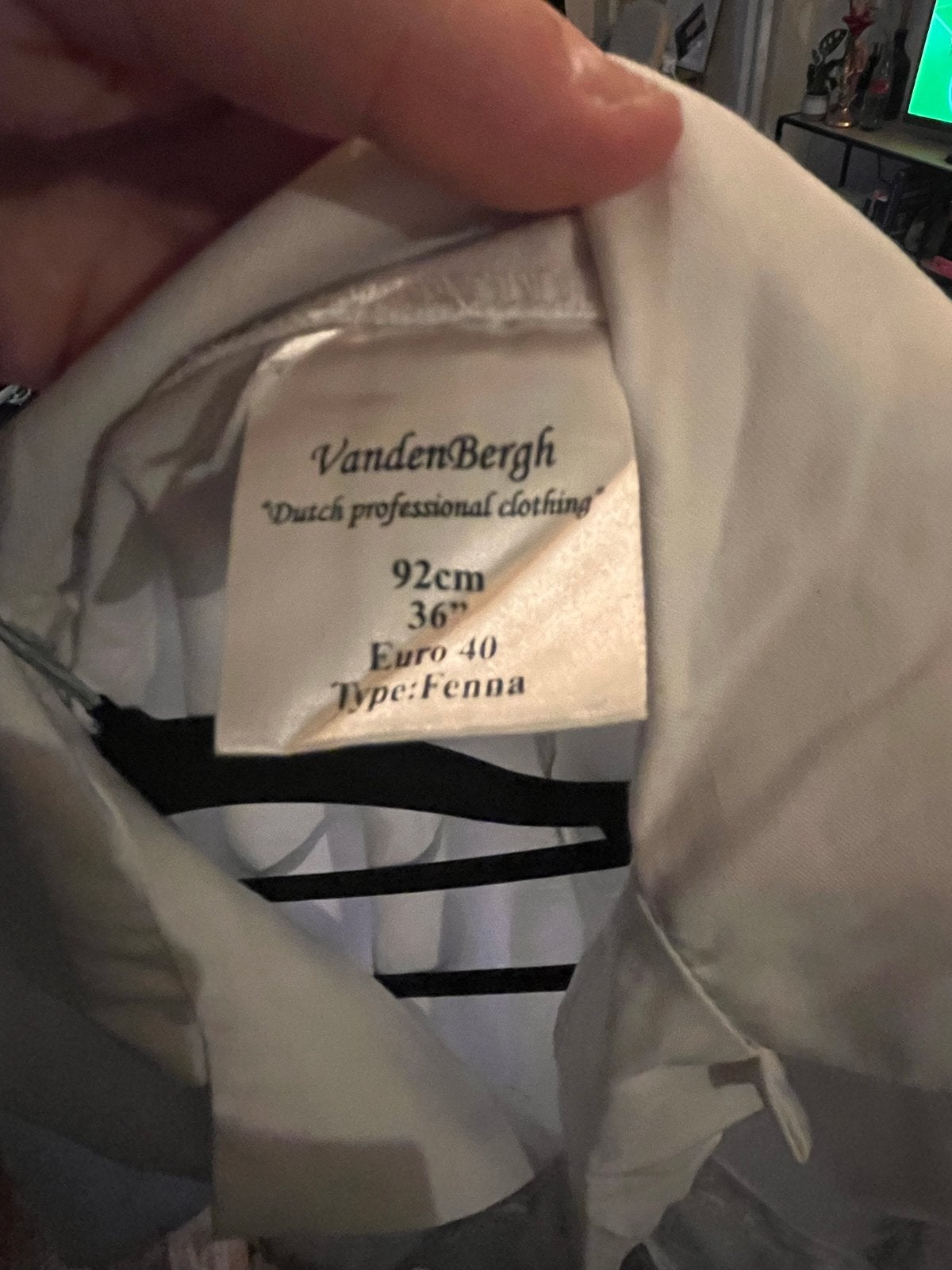 VandenBergh Labjas Fenna - Maat 40 (Euro) voor Geneeskunde, Ophalen of Verzenden, Gedragen