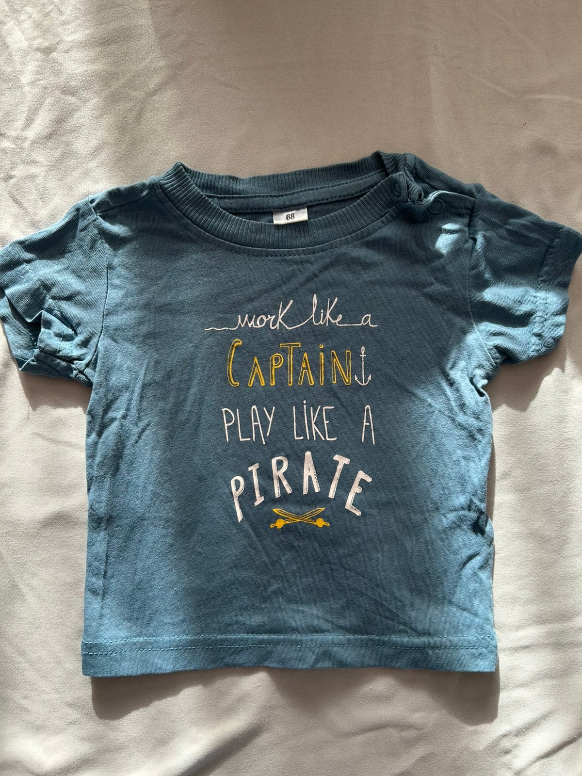 H&M Shirtje Maat 68, Kinderen en Baby's, Babykleding | Maat 68, Ophalen of Verzenden, Zo goed als nieuw, Jongetje, Shirtje of Longsleeve