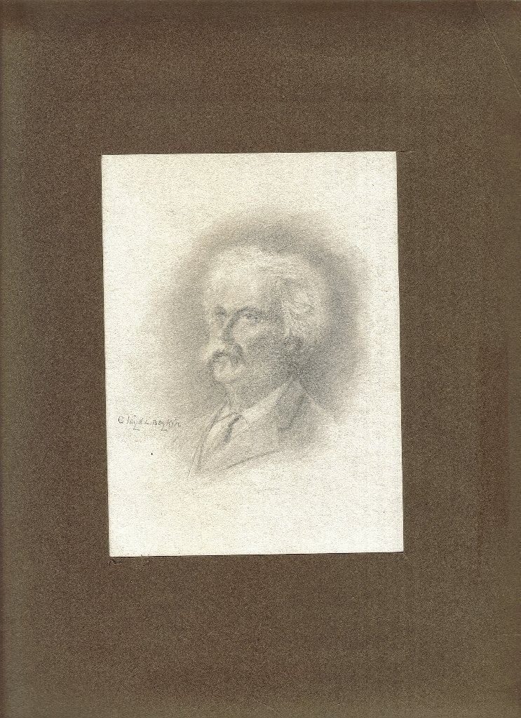 Cloyd Lee Boykin potloodtekening "Oudere Heer met Snor",1900, Ophalen