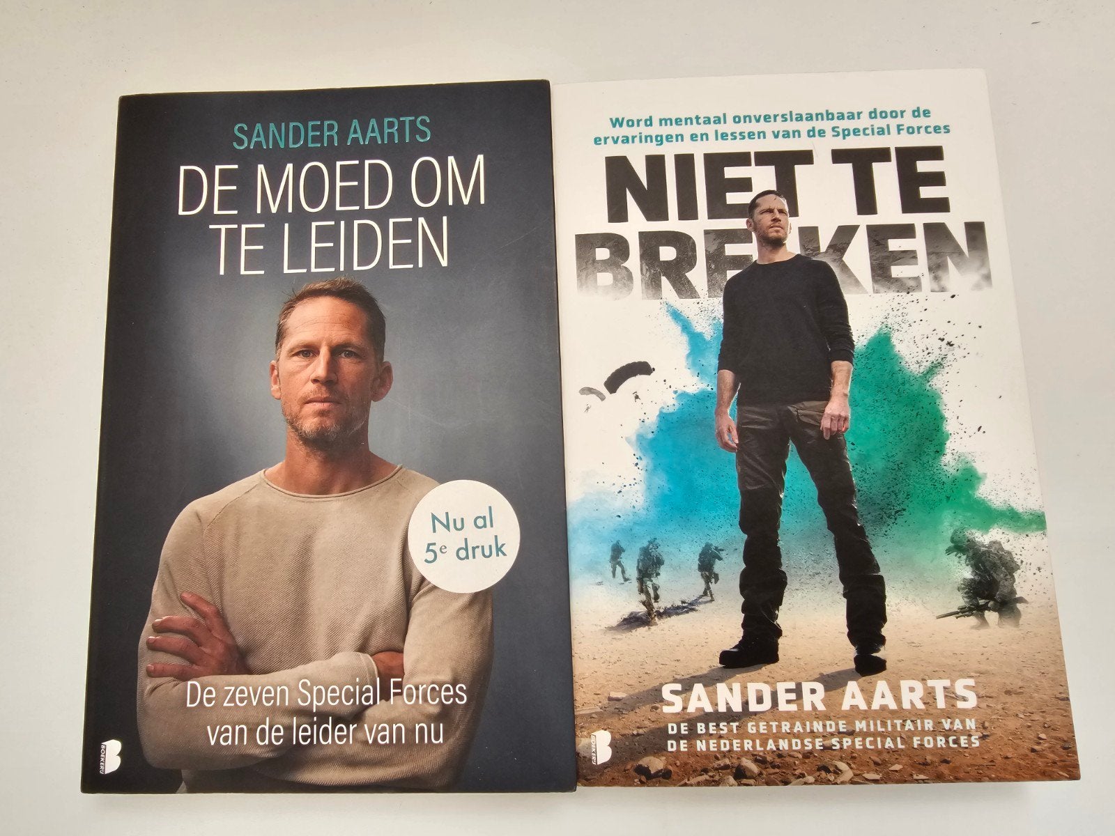 Sander Aarts Boeken: De Moed Om Te Leidden & Niet Te Breken, Ophalen of Verzenden, Gelezen, Sander Aarts