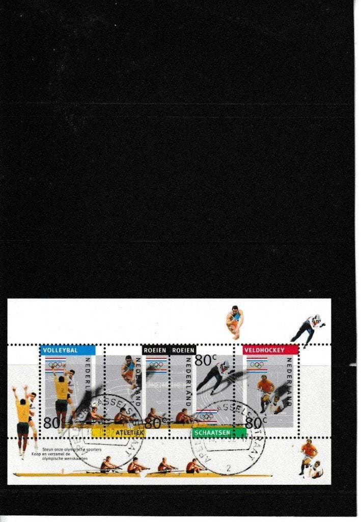NEDERLAND / 1992 / VEL OLYMPISCHE SPELEN, Postzegels en Munten, Postzegels | Nederland, Ophalen of Verzenden, Na 1940, Gestempeld
