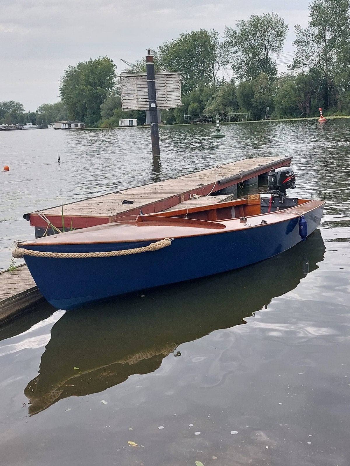 te koop omgebouwde schakelzeilboot inclusief BB motor, Watersport en Boten, Sloepen, Overige merken, 4 pk, Ophalen of Verzenden