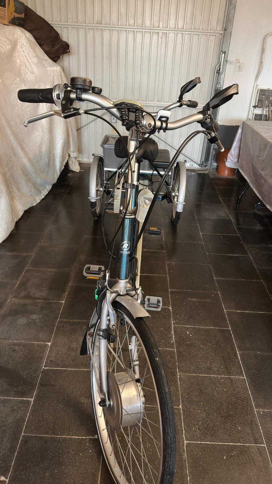 Van Raam Fun2Go Duofiets - Zo goed als nieuw, Ophalen, Zo goed als nieuw, Velgrem