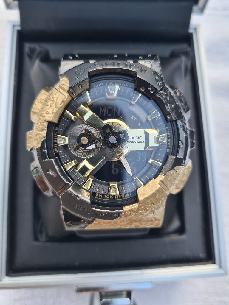 Casio GM-114GEM-1A9 40th Anniversary Stone Gold/black, Casio, Kunststof, Polshorloge, Kunststof