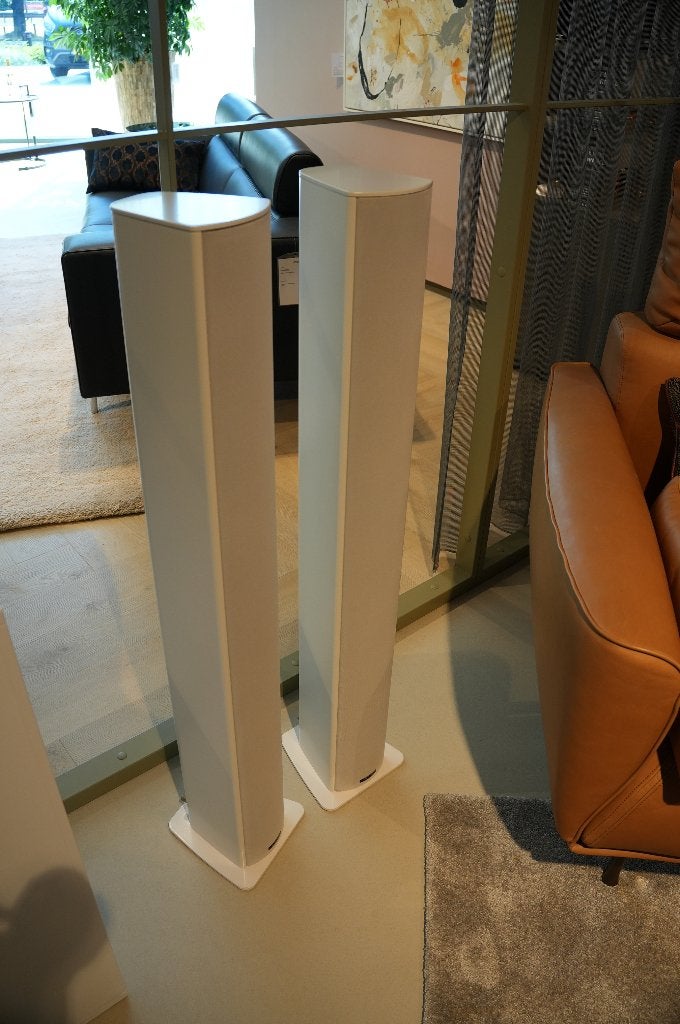 Piega Tmicro 60 amt speakers luidsprekers, wit, Audio, Tv en Foto, Overige merken, Vloerstaande luidspreker, 120 tot 150 watt