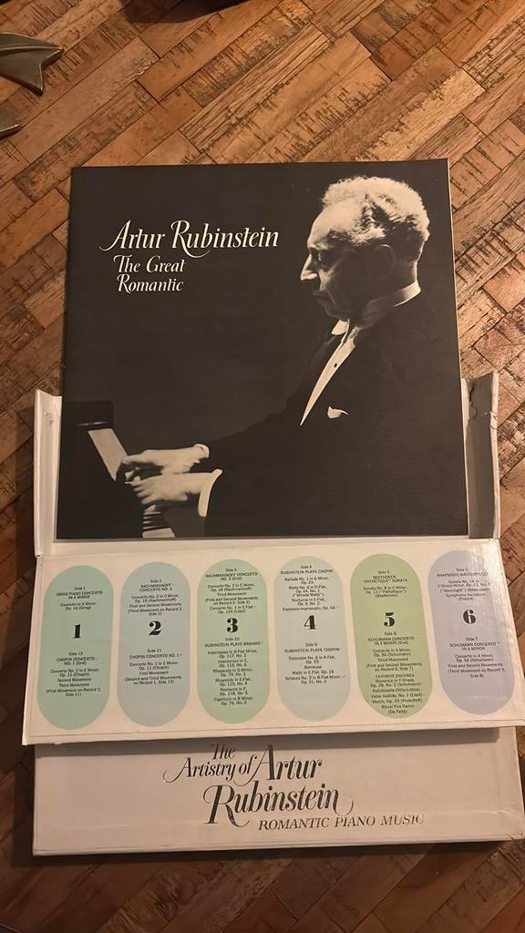The Artistery of Artur Rubinstein | Complete set | 6 LP’s, Ophalen of Verzenden, Zo goed als nieuw, Overige typen