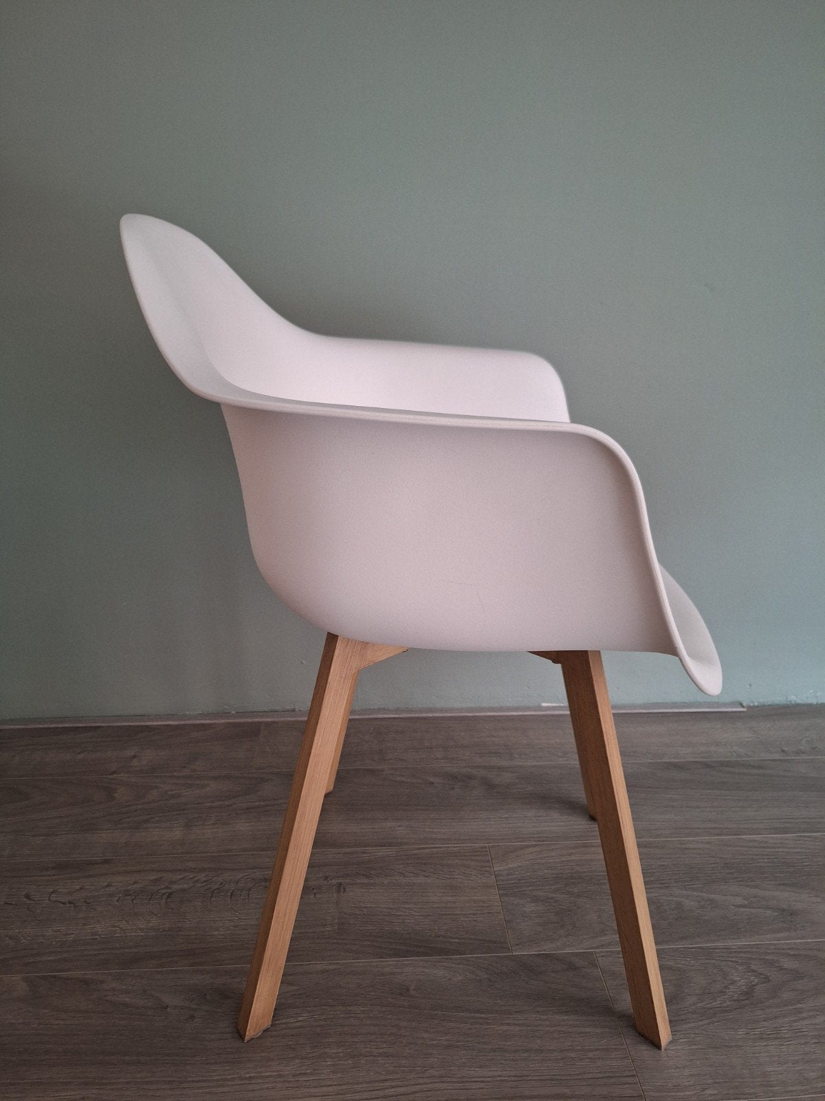 Witte kuipstoel / kuipstoel wit / eetkamerstoel, Huis en Inrichting, Stoelen, Ophalen, Wit, Eén