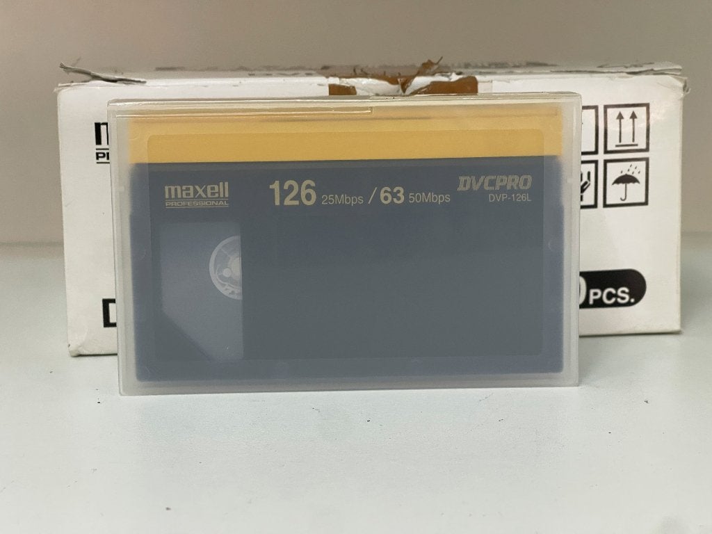 maxell DVP-126L professionele DVCPRO-videocassette (Nieuw), Overige merken, N, N, Band, Disc of Geheugen