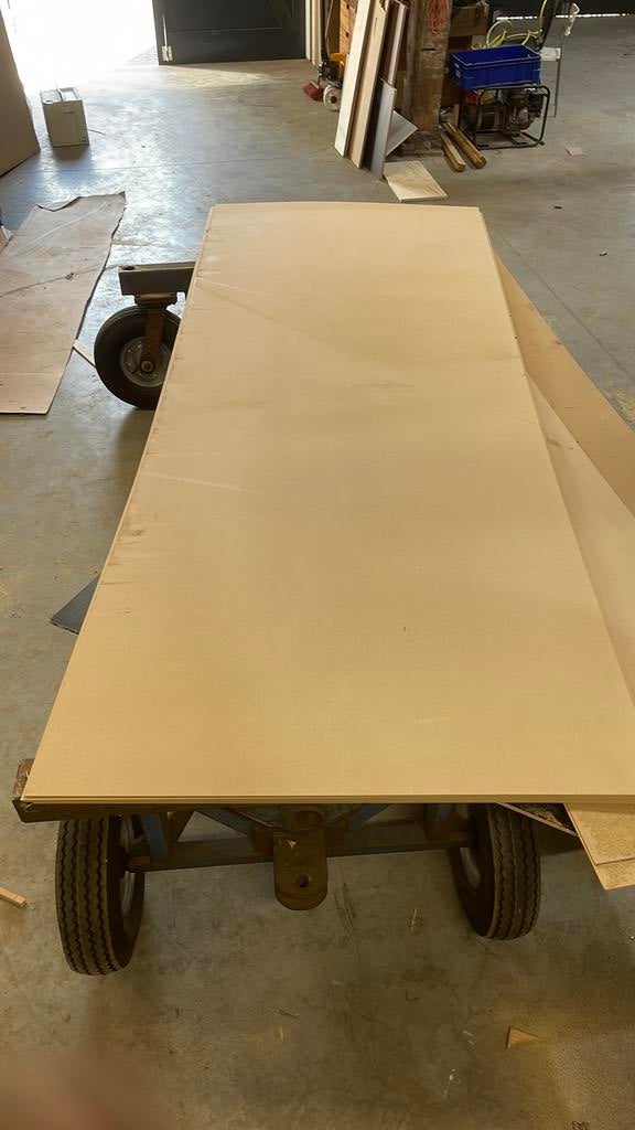 Hardboard plaat, Ophalen, Overige materialen, Zo goed als nieuw, Nvt