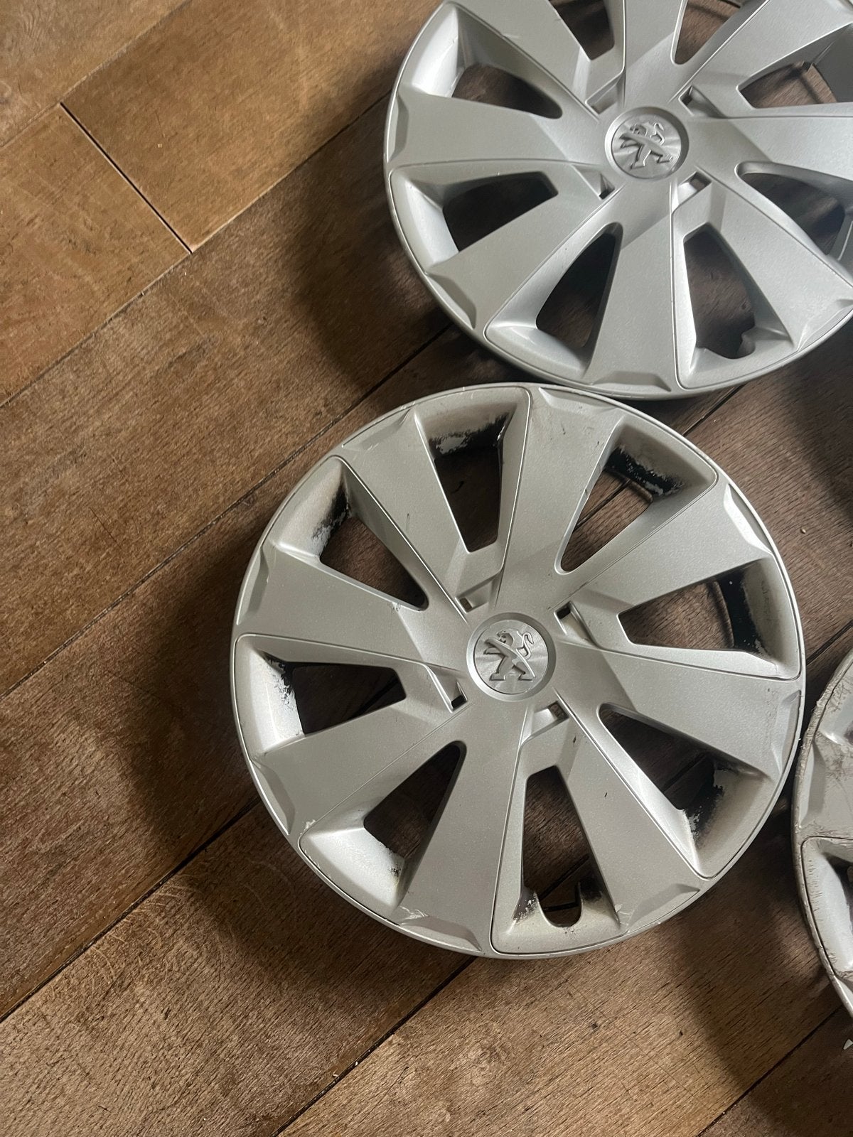 14 inch Peugeot wieldoppen inclusief ringen, Auto diversen, Wieldoppen, Ophalen of Verzenden, Gebruikt