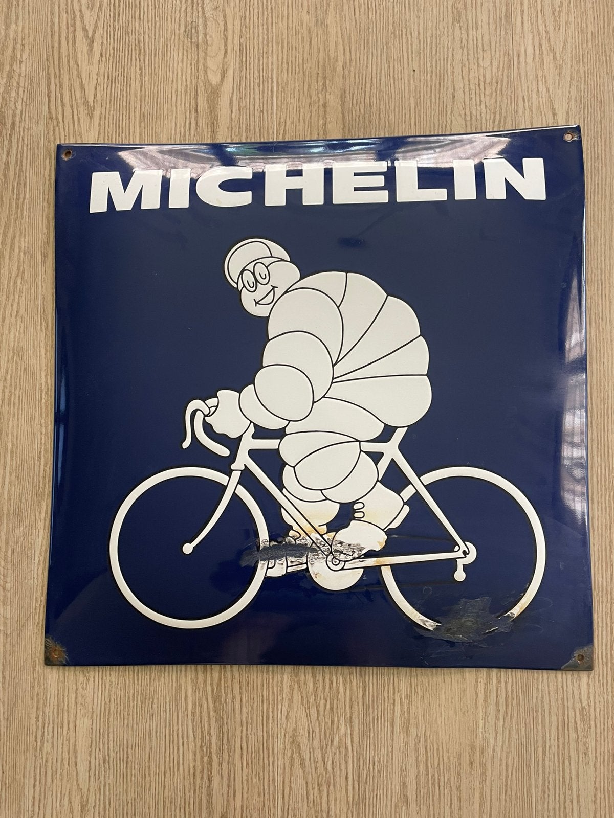 Michelin, Ophalen of Verzenden, Gebruikt, Reclamebord