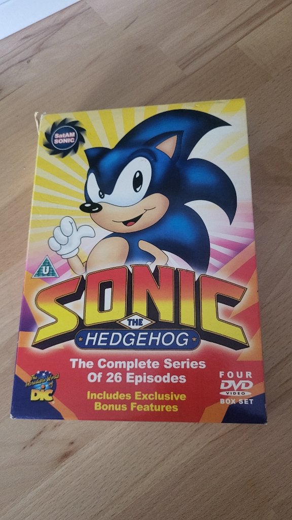DVD Sonic The Hedgehog SatAm complete, Engels, Tekenfilm, Amerikaans, Ophalen of Verzenden