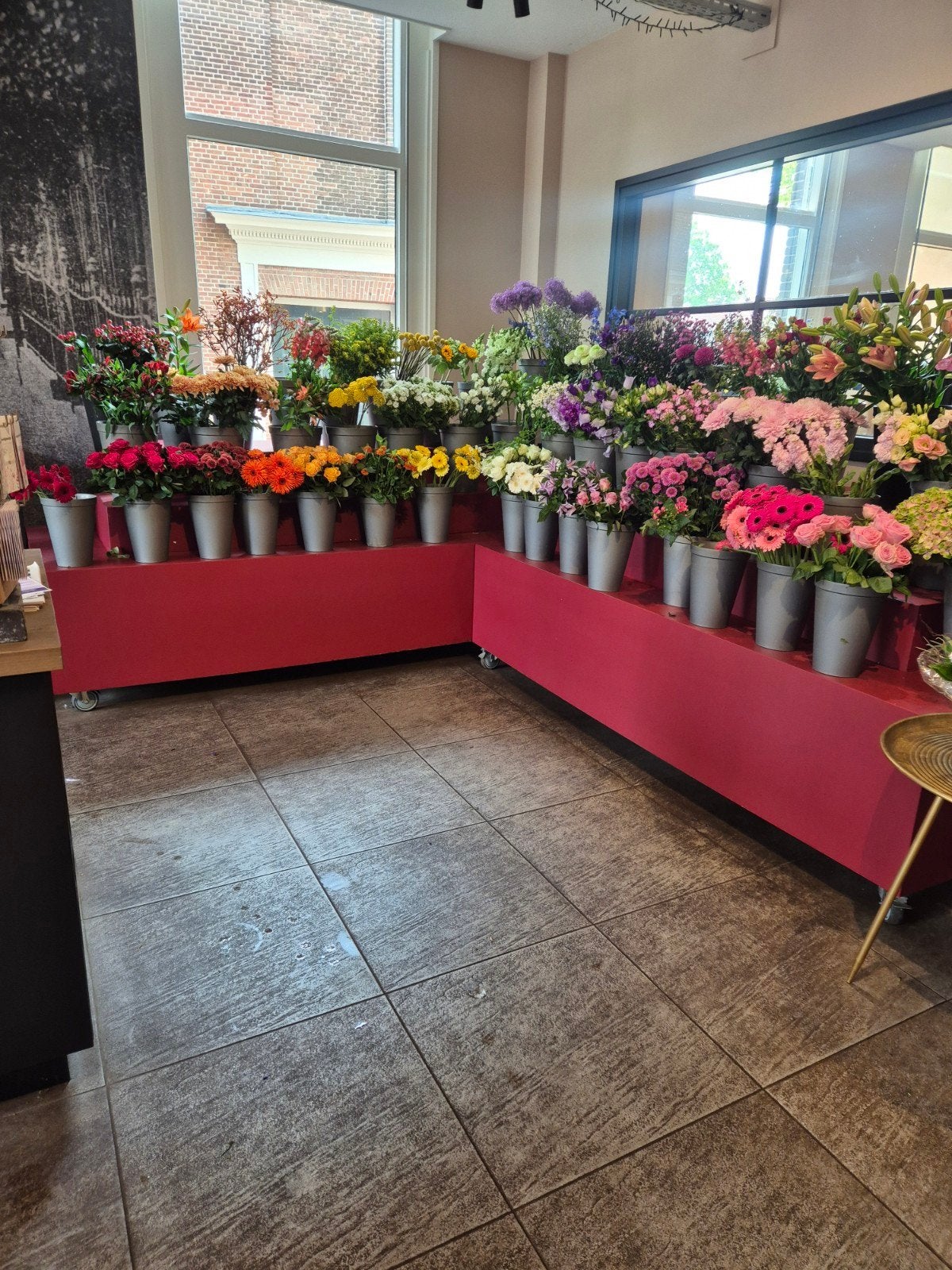 Inrichting bloemenwinkel