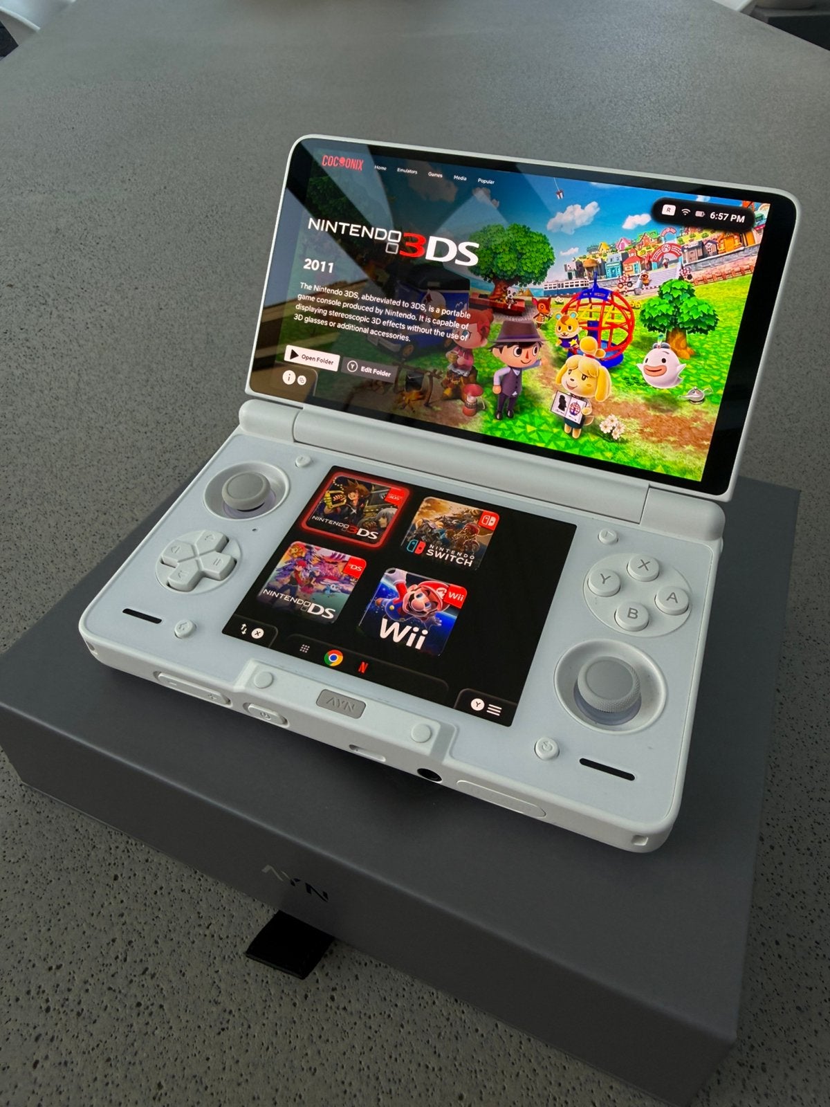 Ayn thor pro - white 256gb, Ophalen, Zo goed als nieuw, Zwart, 3DS