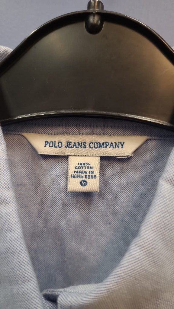 Ralph Lauren nieuwe blouse denim look lichtblauw M nr 35877, Maat 38/40 (M), ., Nieuw, Ralph Lauren