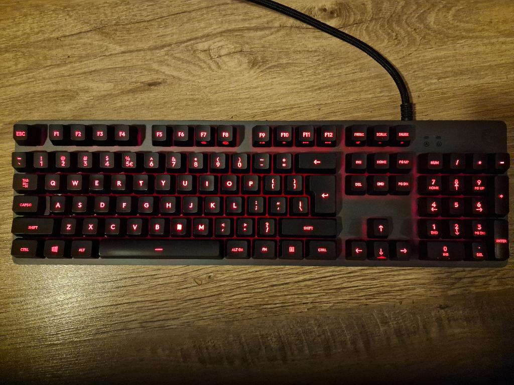 toetsenboard, Ophalen, Logitech, Gaming toetsenbord, Nieuw