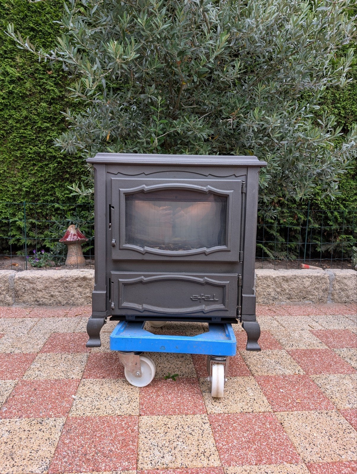 klassieke gaskachel gietijzer een goede staat., Ophalen, Gebruikt, Gas, Gaskachel