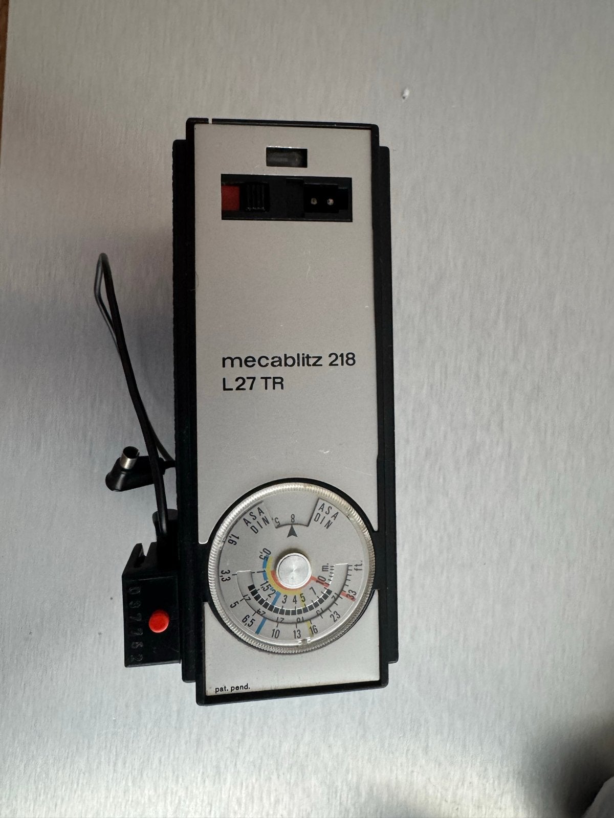 Metz Mecablitz 218 L27 TR Flitser voor analoge fotografie, Gebruikt, Voor analoge fotografie, Externe flitser, Ophalen of Verzenden
