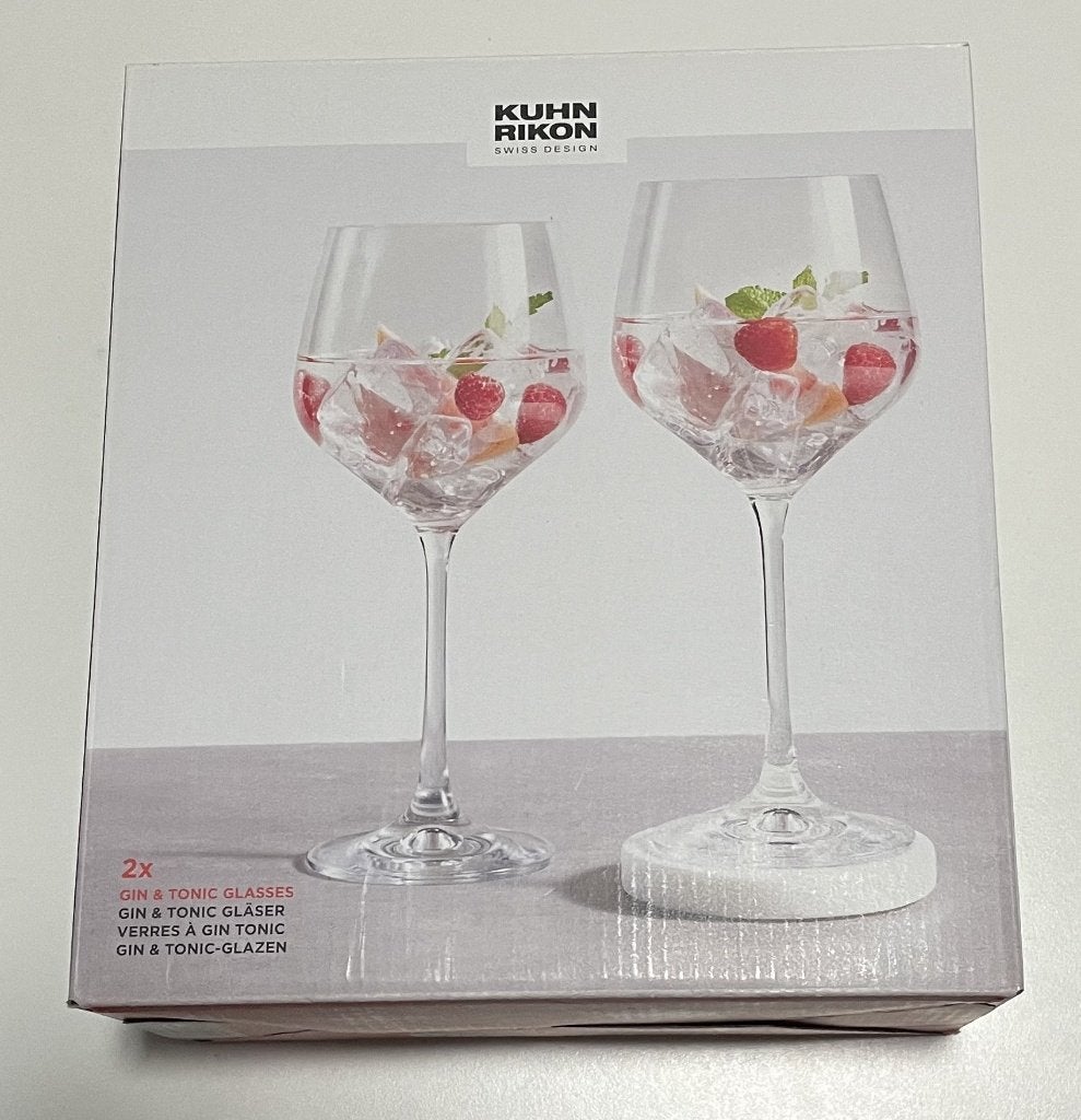 2 stuks Kuhn Rikon Gin & Tonic glazen, Ophalen, Nieuw, Overige stijlen, Overige materialen