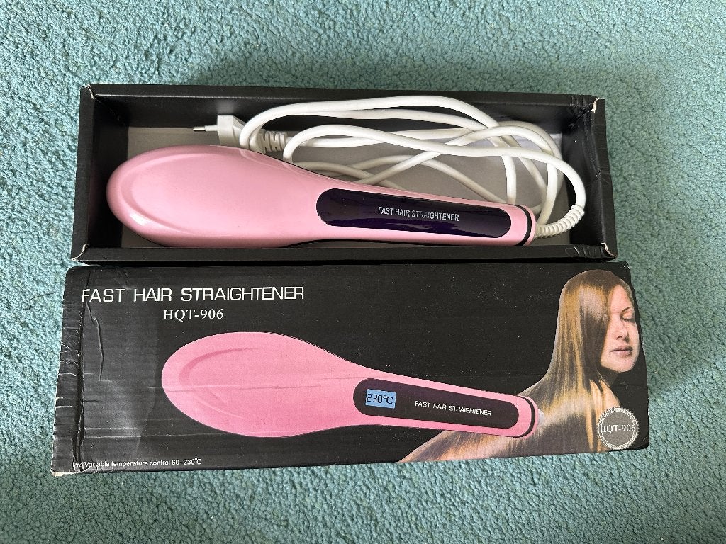 Stijlborstel Elektrische haar straightener Haarborstel, Ophalen of Verzenden, Nieuw, Krultang of Stijltang