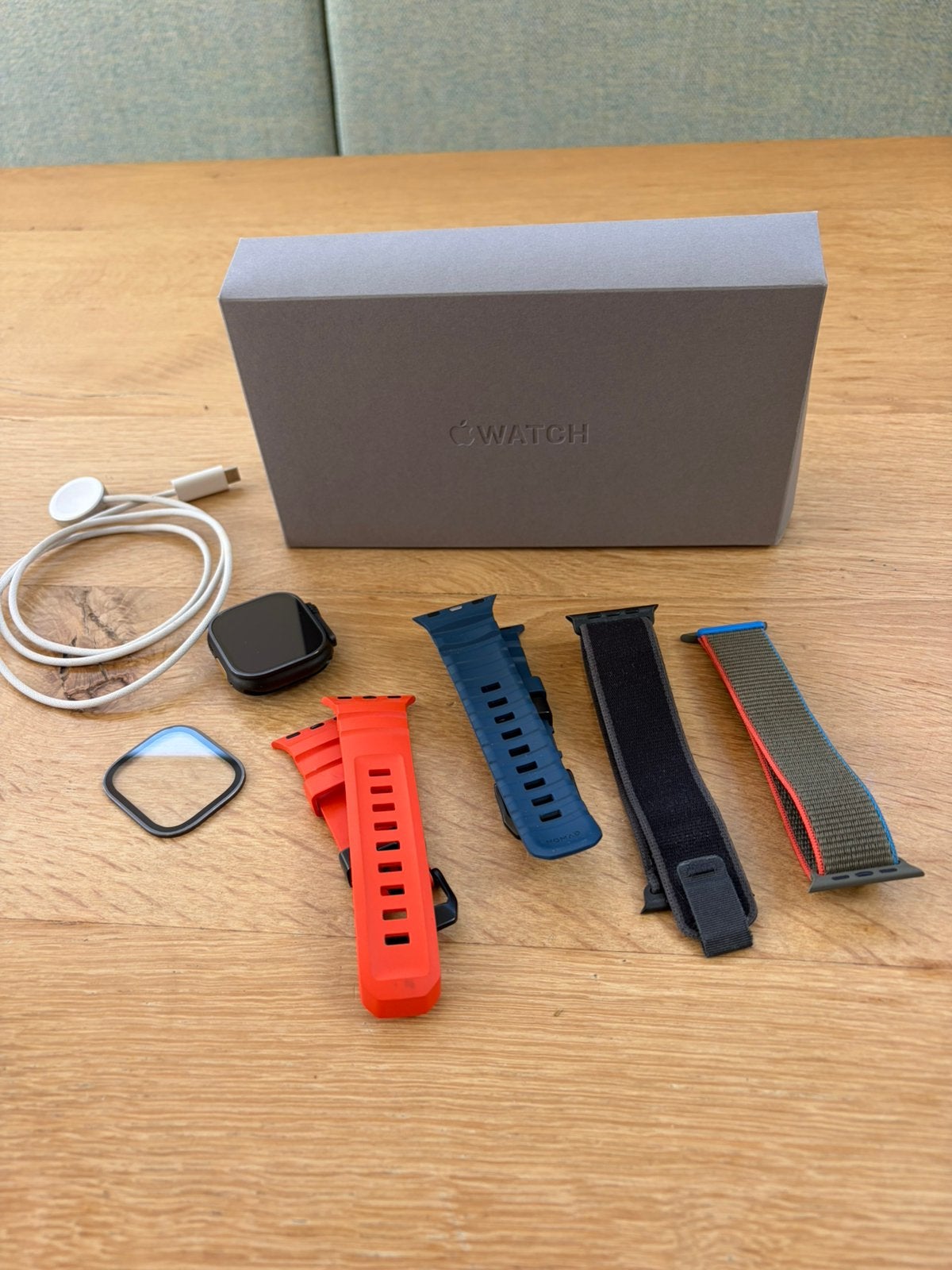 Apple Watch Ultra 2, Zwart, IOS, Ophalen of Verzenden, Zo goed als nieuw