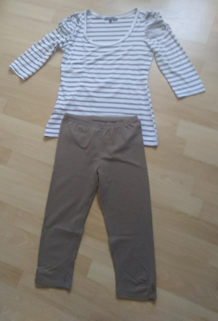Te koop aangeboden: Dames shirt en legging. , Ophalen of Verzenden, Zo goed als nieuw, Maat 38/40 (M)