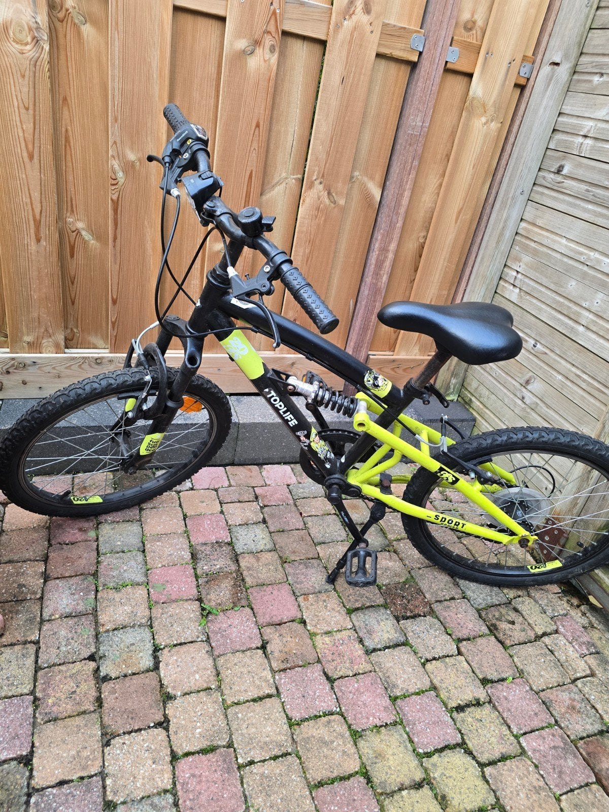 Toplife kinderfiets 20 inch, Ophalen, 20 inch of meer, Gebruikt, Velgrem