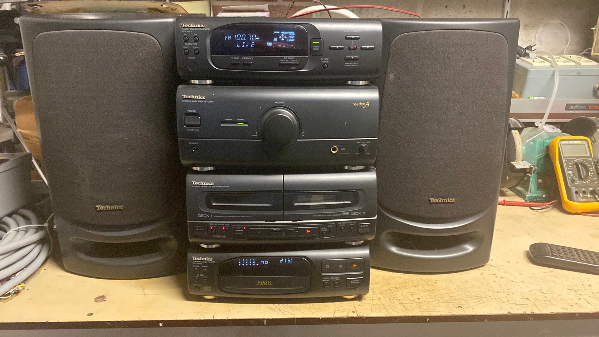 Prima Technics muziek installatie + afs. Bediening, Audio, Tv en Foto, Stereo-sets, Overige merken, Losse componenten, Ophalen of Verzenden