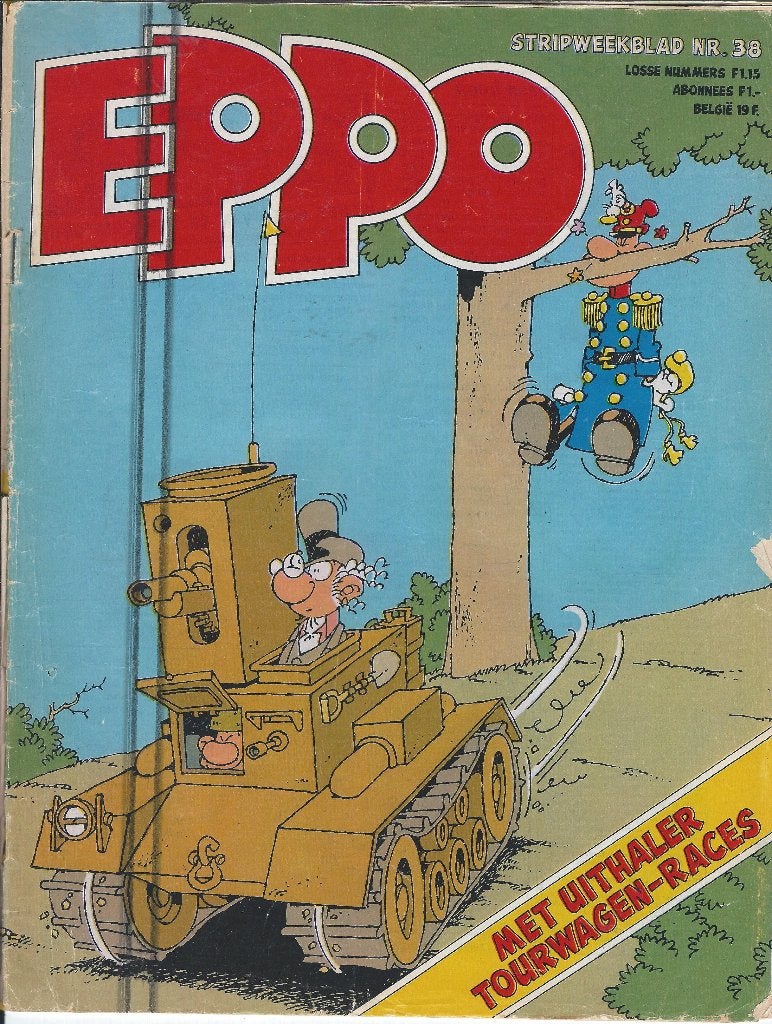 Eppo met Uithaler Tourwagen _ Races, Boeken, Stripboeken, Eén stripboek, Ophalen of Verzenden, Gelezen
