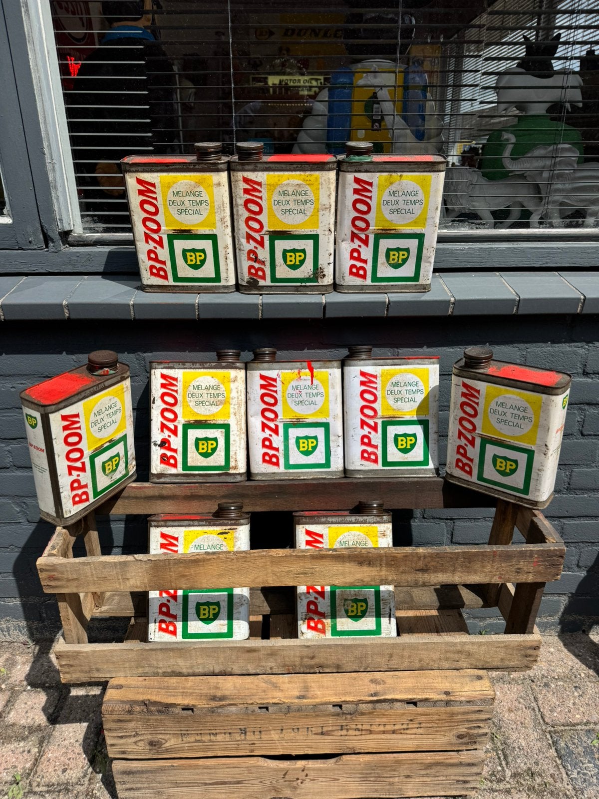BP Zoom Olieblikken - Vintage Reclame Collectie, Verzamelen, Gebruikt, ., ., .