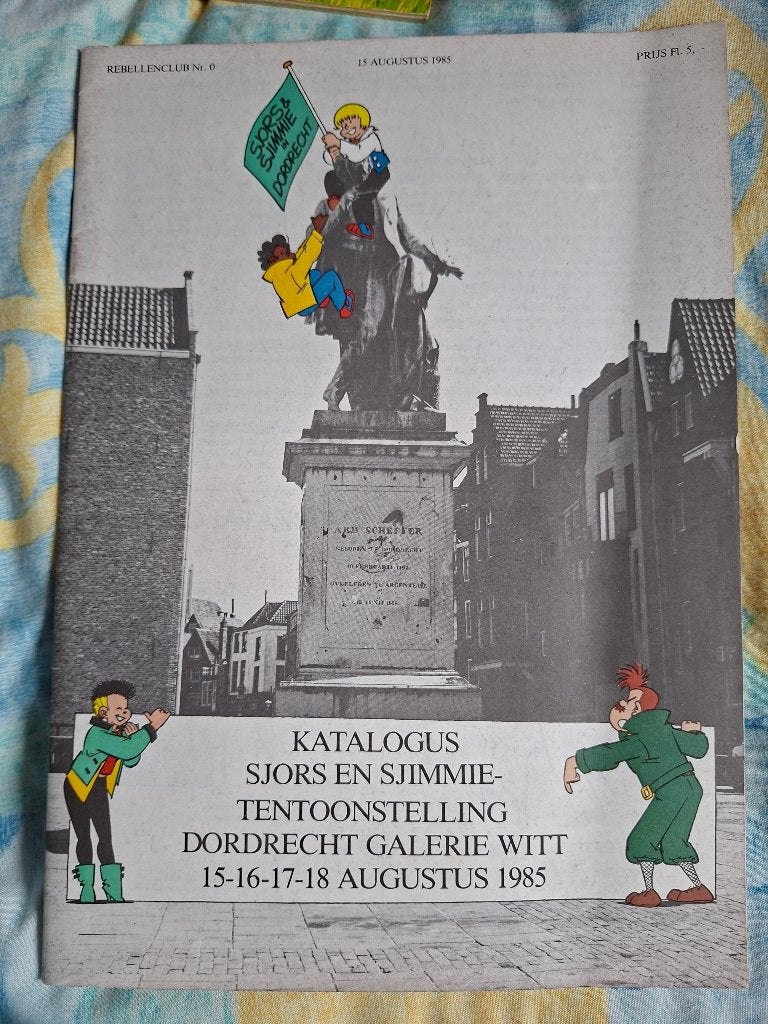 katalogus Sjors en Sjimmie tentoonstelling Dordrecht 1985, Eén stripboek, Ophalen of Verzenden, Zo goed als nieuw