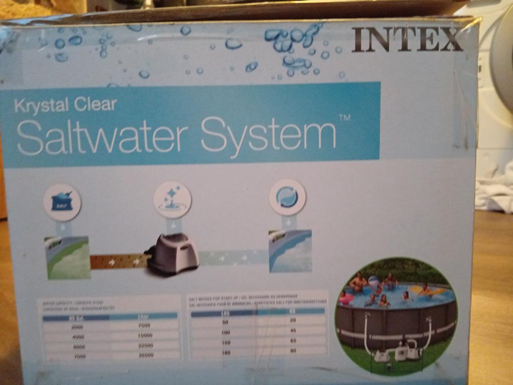 Intex Krystal Clear Saltwater System QS550 Zoutwatersysteem, Ophalen of Verzenden, Gebruikt, Overige typen