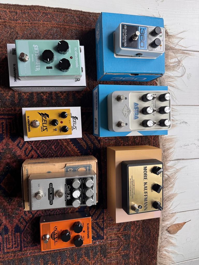 Diverse (boutique) gitaar pedalen, Muziek en Instrumenten, Effecten, Ophalen of Verzenden, Gebruikt, Delay of Echo